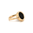 Bulgari Ancient Coin Gold Flip Ring - Castafiore