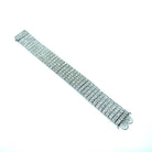 Bulgari Art Deco 30 Carat Diamond Engraved Platinum Tennis Bracelet - Castafiore