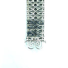 Bulgari Art Deco 30 Carat Diamond Engraved Platinum Tennis Bracelet - Castafiore