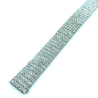 Bulgari Art Deco 30 Carat Diamond Engraved Platinum Tennis Bracelet - Castafiore