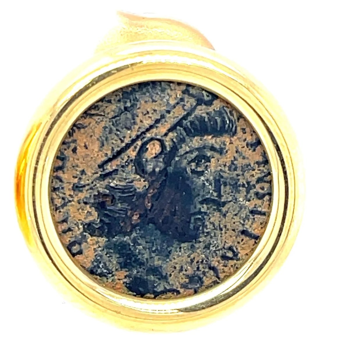 Bulgari Certified Monete Gold Rare Ancient Coin Earrings - Castafiore