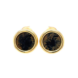 Bulgari Certified Monete Gold Rare Ancient Coin Earrings - Castafiore