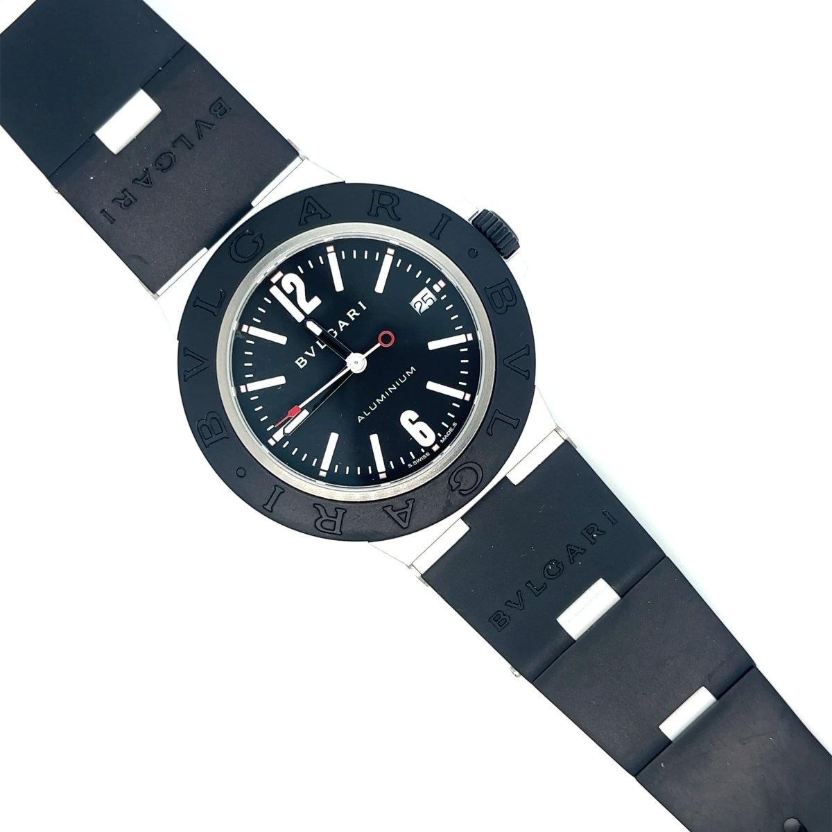 Watch BULGARI aluminum mechanics, titanium and rubber – Castafiore