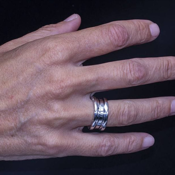 BVLGARI B.ZERO 1 Bague Or Blanc - Castafiore