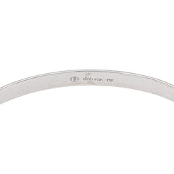 Dinh Van Bracelet Bangle Lock White gold Diamond