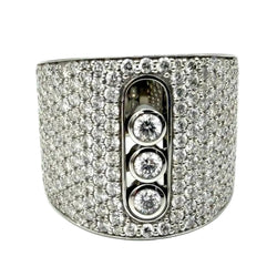 MESSIKA "Move Joaillerie Pave" Ring in white gold and diamonds