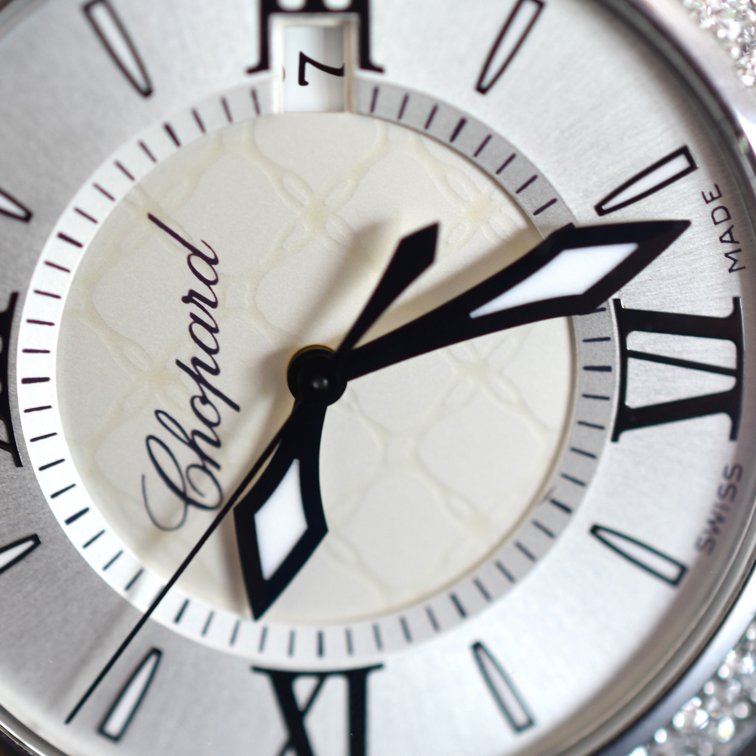 CHOPARD "Impériale" Watch in Stainless Steel, Amethyst, and Diamonds
