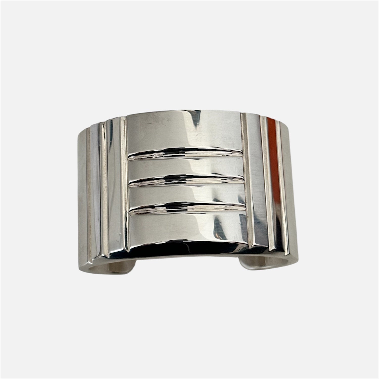 Bracelet Manchette HERMÈS Keyllock Cuff Bracelet en argent