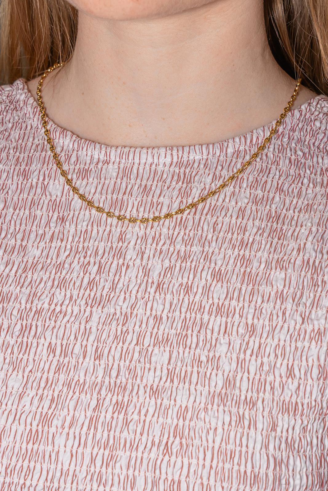 Collier Grain de café Or jaune