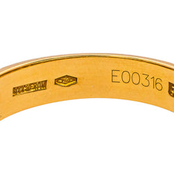 Boucheron Amour Half-Wedding Band Ring in Yellow gold with Diamonds