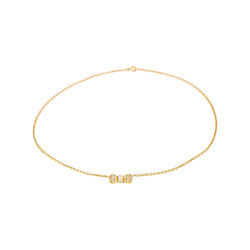 Van Cleef & Arpels "Nœud" Necklace in Yellow gold with White Coral