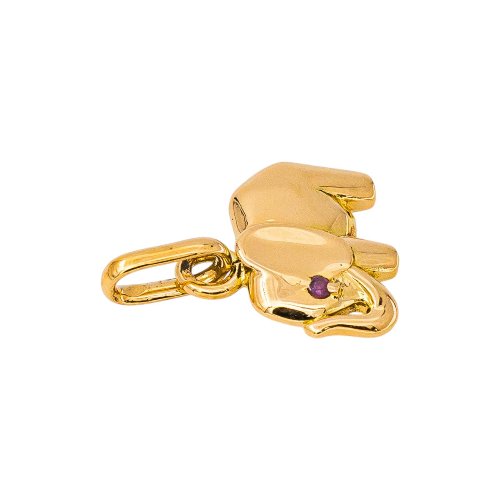 Dodo Pomellato  Pendentif   Or jaune  Rubis