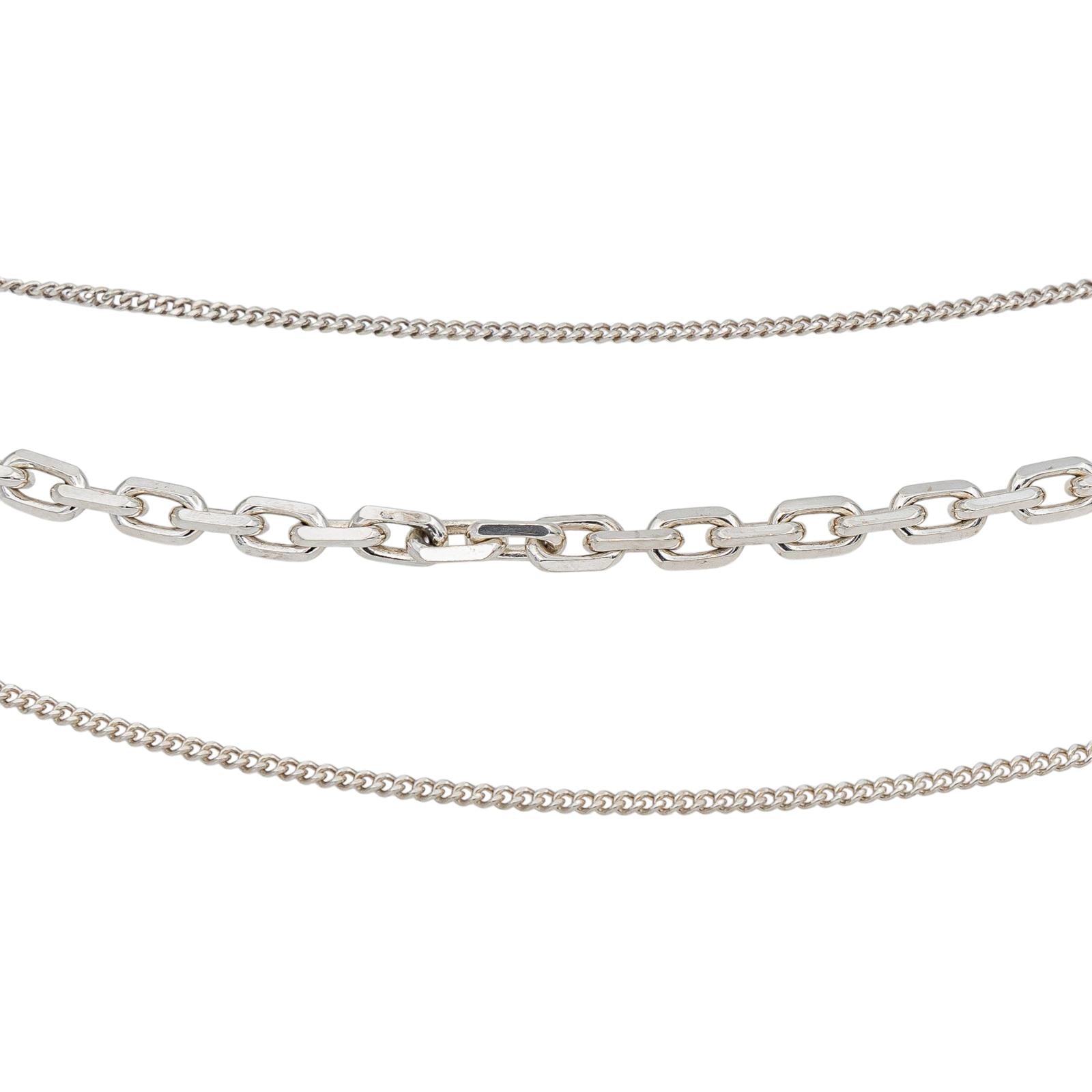 Christofle Collier Sautoir  Argent