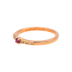 Mauboussin Bague Capsule d'émotions  Or rose Rubis