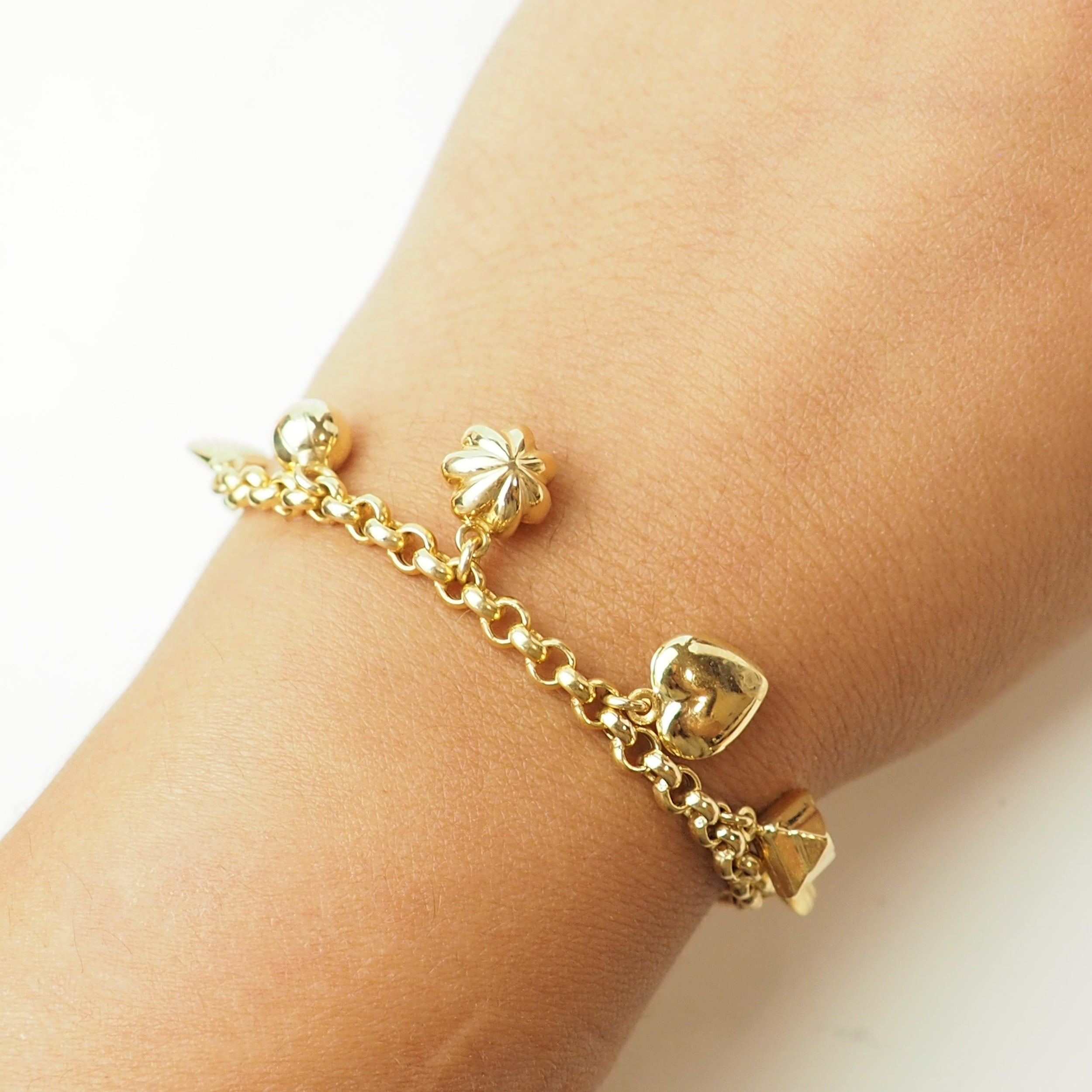 Yellow Gold Charm Bracelet
