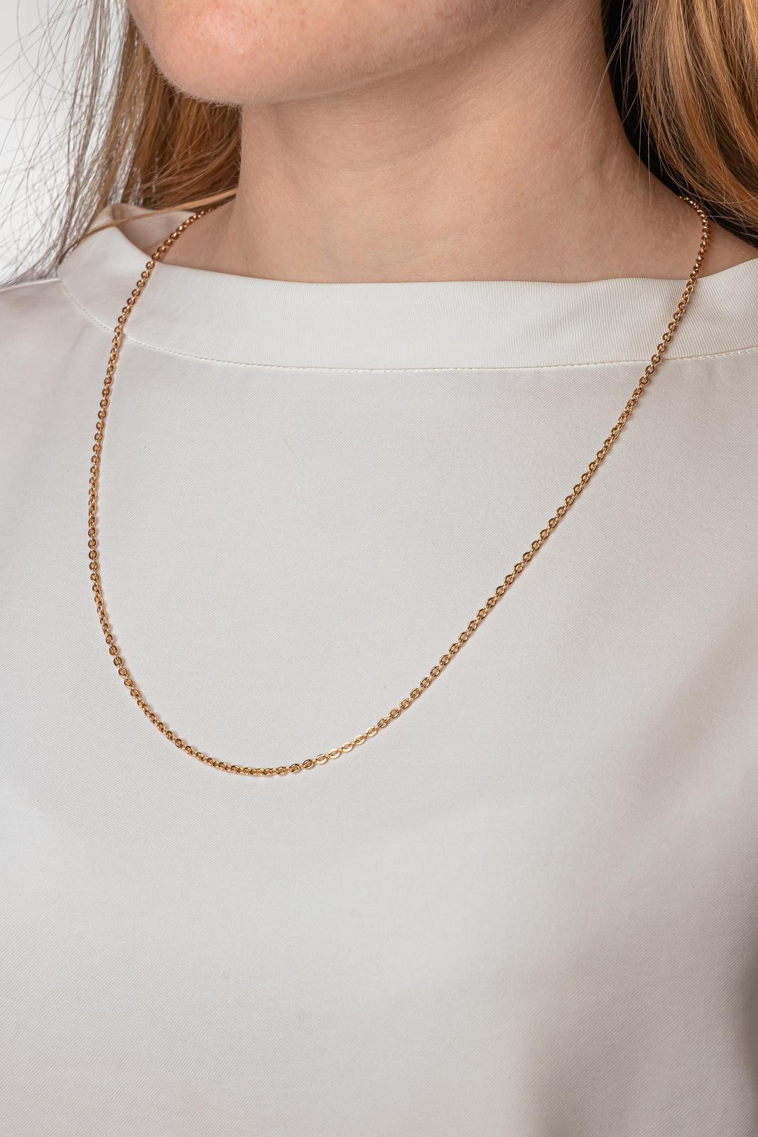 Collier Maille jaseron Or rose