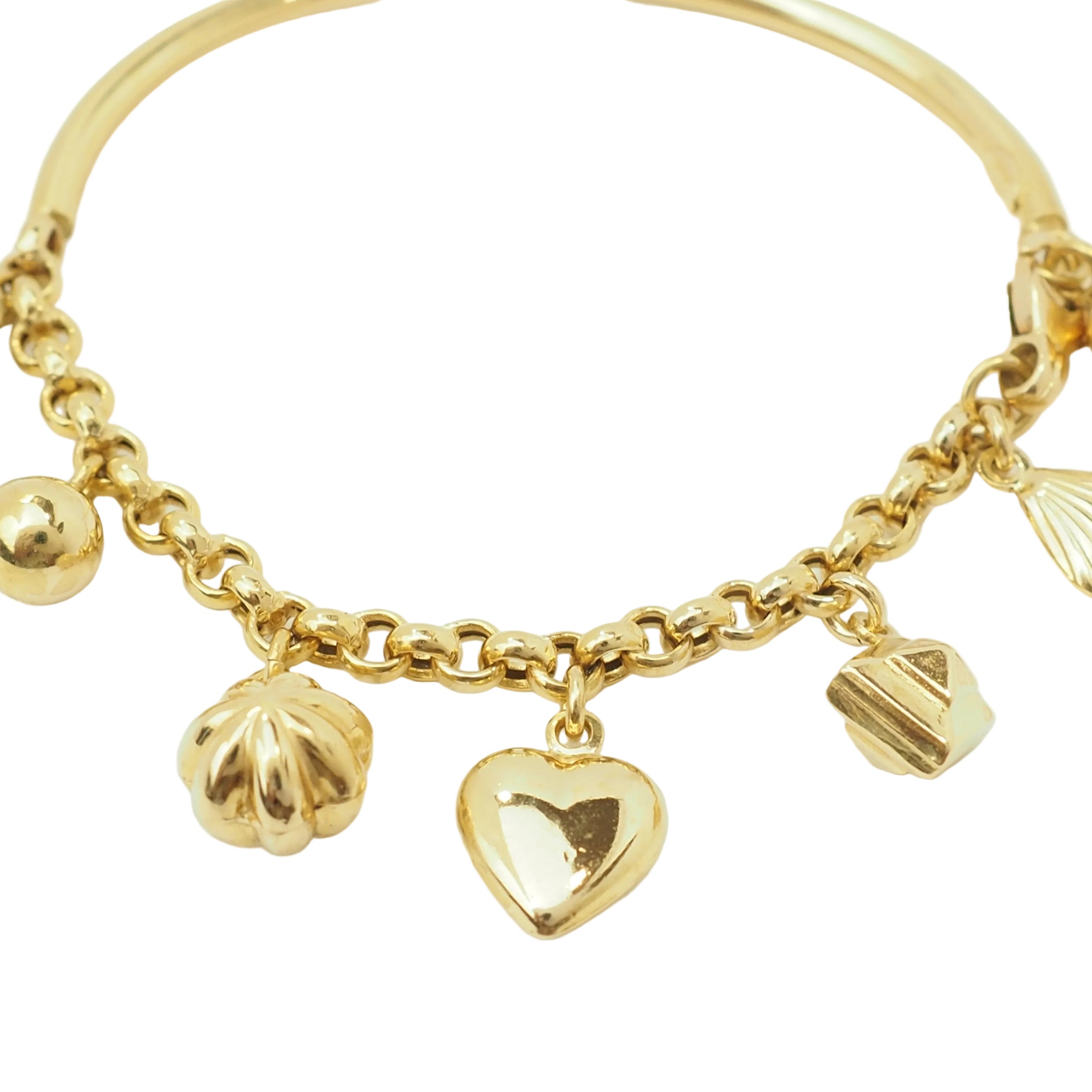 Yellow Gold Charm Bracelet