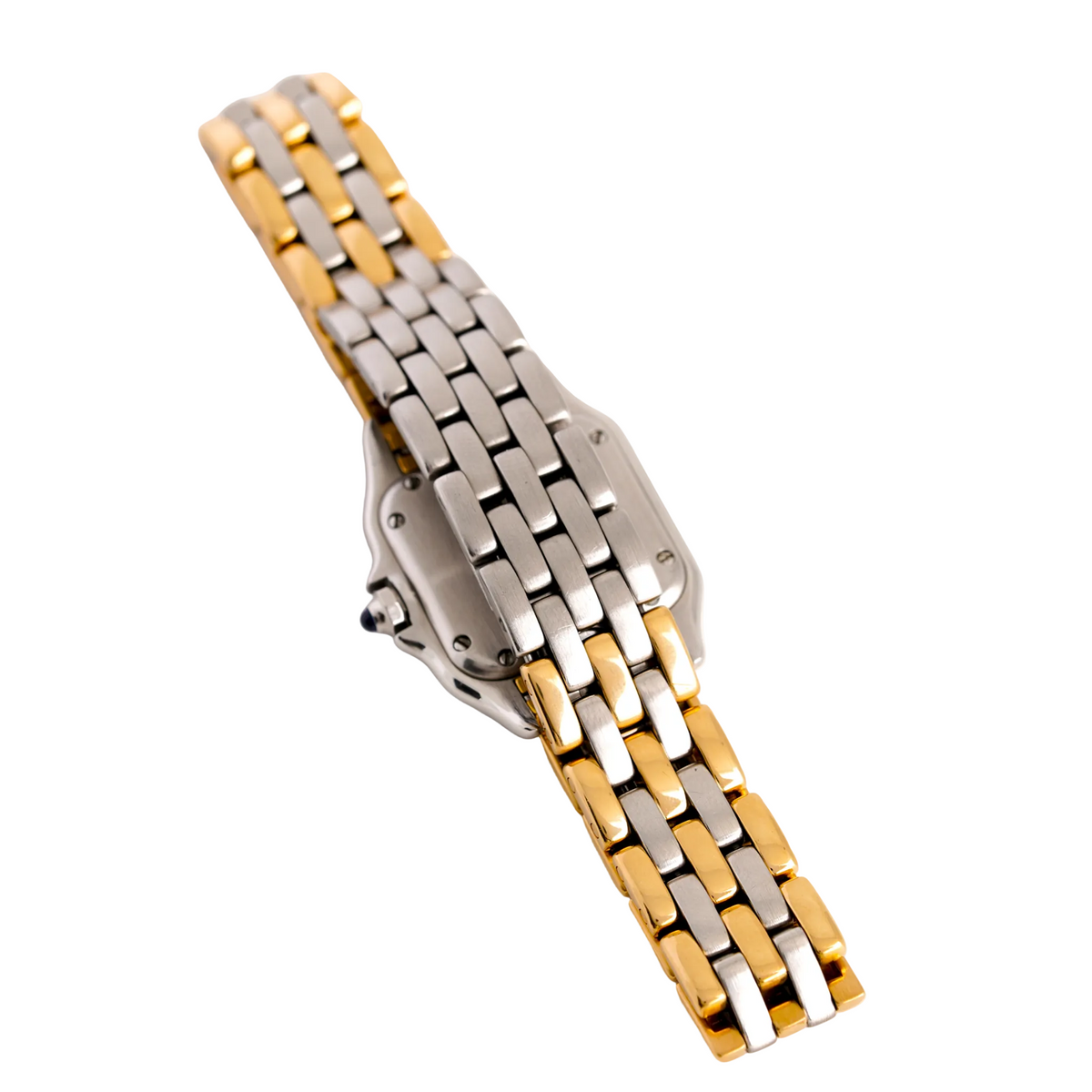 CARTIER "Panther" Watch in Yellow gold and Stainless Steel
