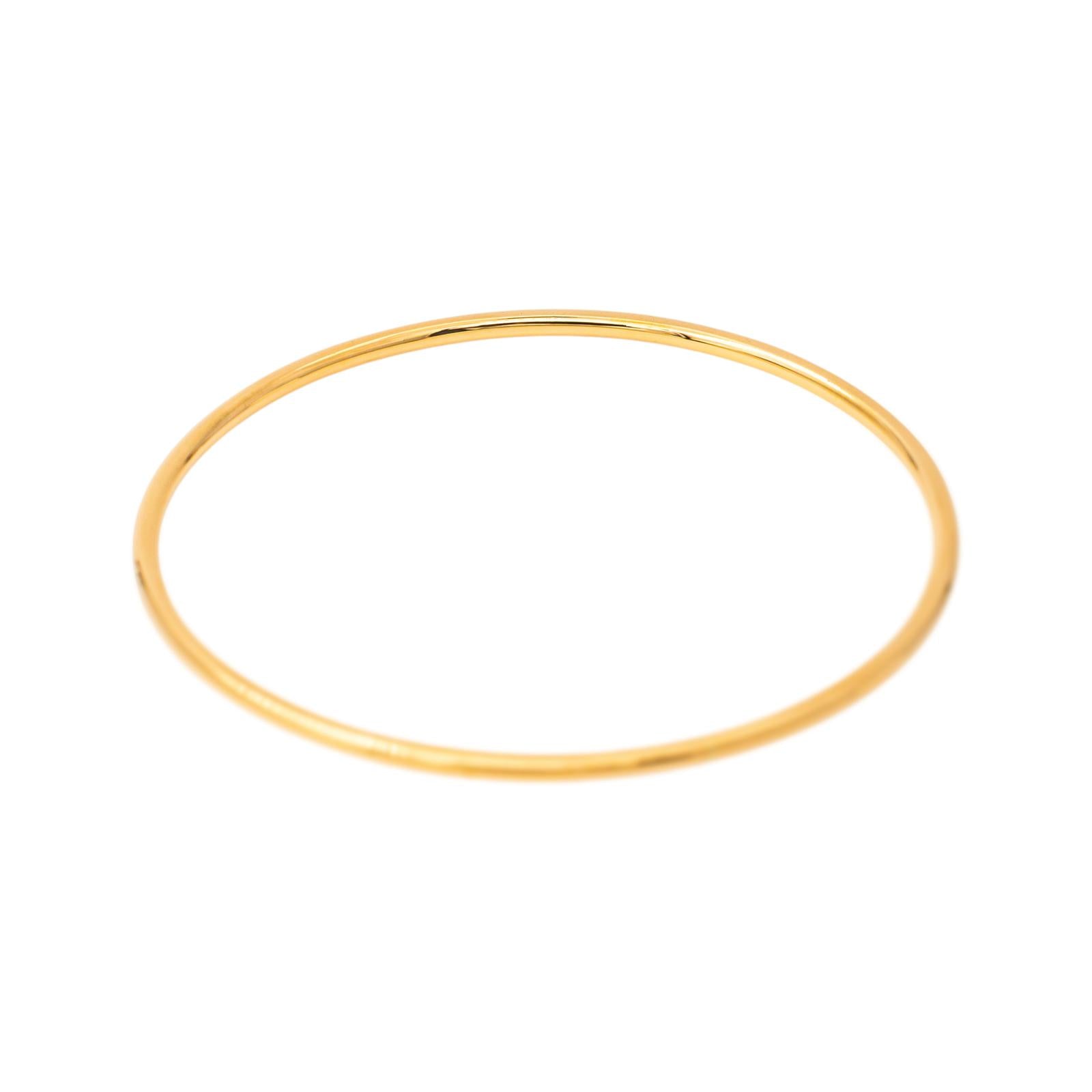 Yellow Gold Bangle Bracelet