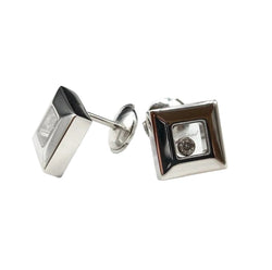 CHOPARD "Happy Diamonds" Earrings in White Gold and Diamonds