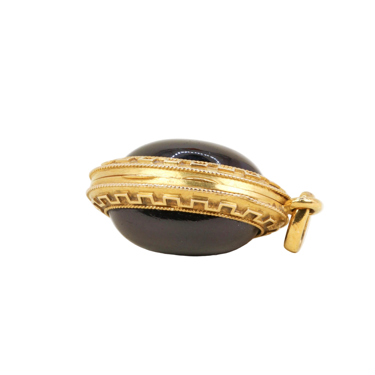 Yellow Gold and Garnet Pendant