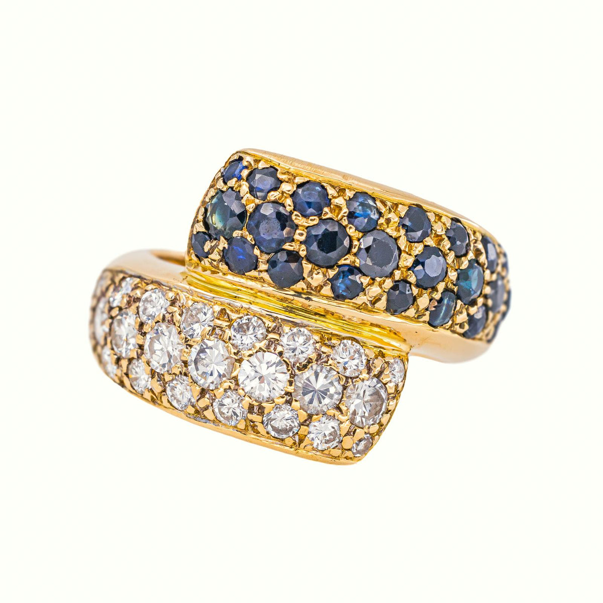 Yellow gold Sapphire Ring