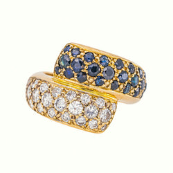 Yellow gold Sapphire Ring