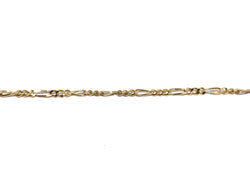 Rose gold Figaro chain