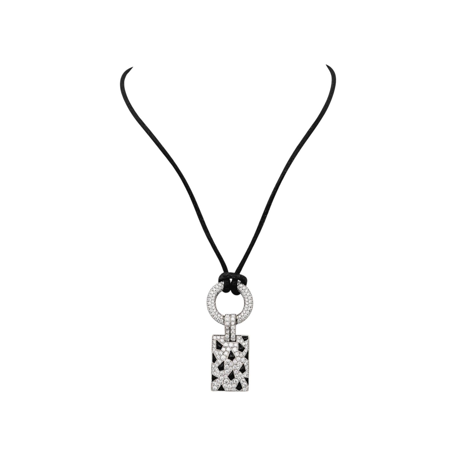 Cartier Necklace Pelage White gold Diamond