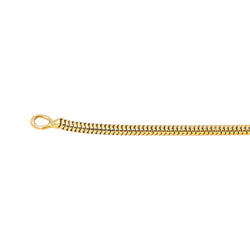 Yellow Gold Snake-Link Necklace