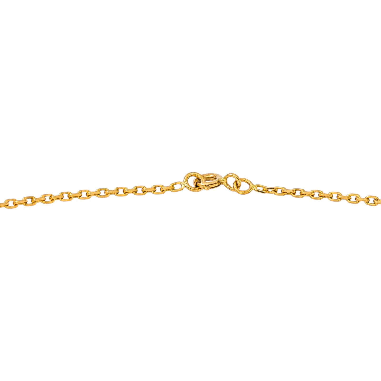 Yellow Gold Forçat Link Necklace