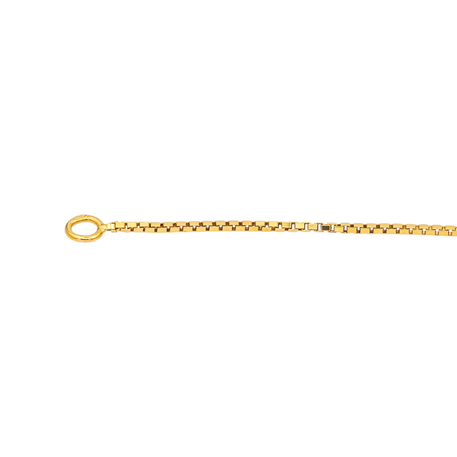 Necklace Box chain Yellow gold