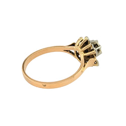 Marguerite Ring in Yellow Gold and Diamonds