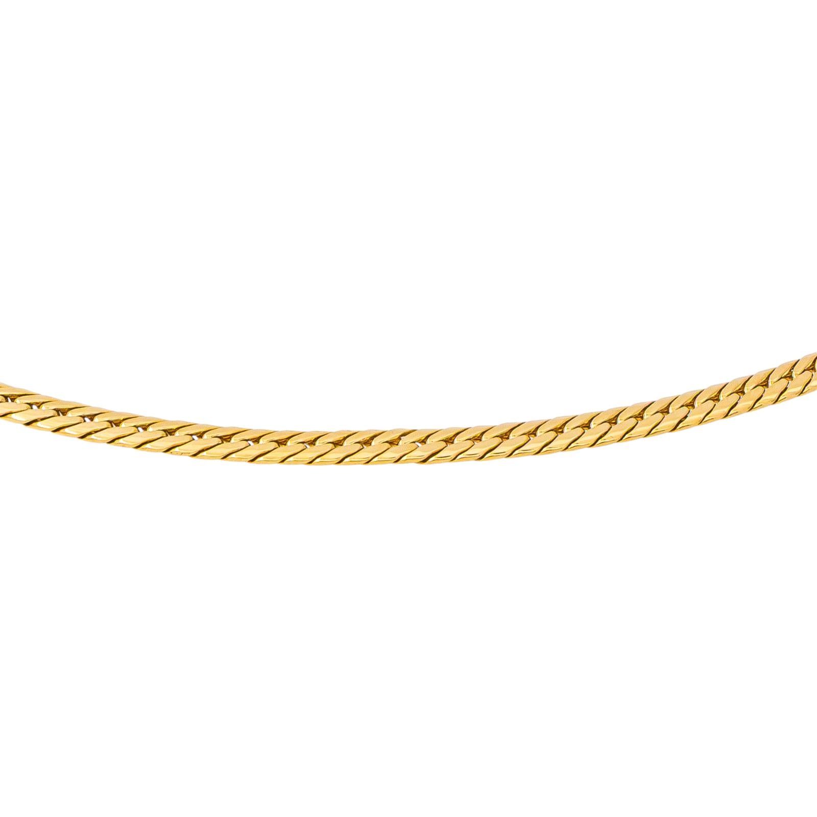 Yellow Gold English Link Necklace