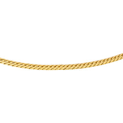 Yellow Gold English Link Necklace