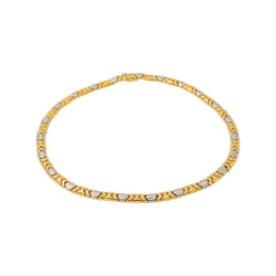 Yellow gold necklace