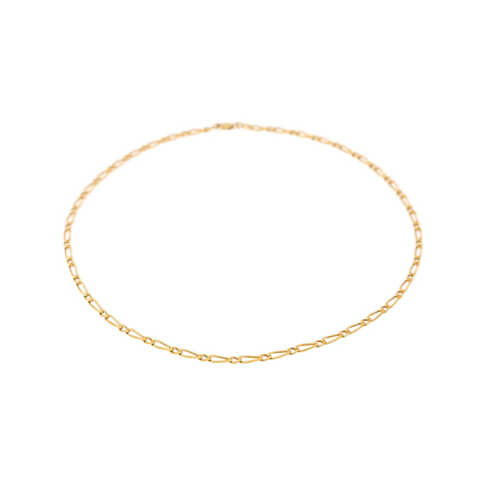 Collier Maille Figaro Or jaune