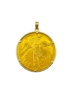 Médaille en or jaune
