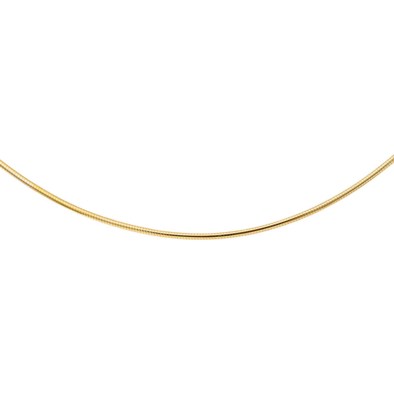 Collier Maille omega Or jaune