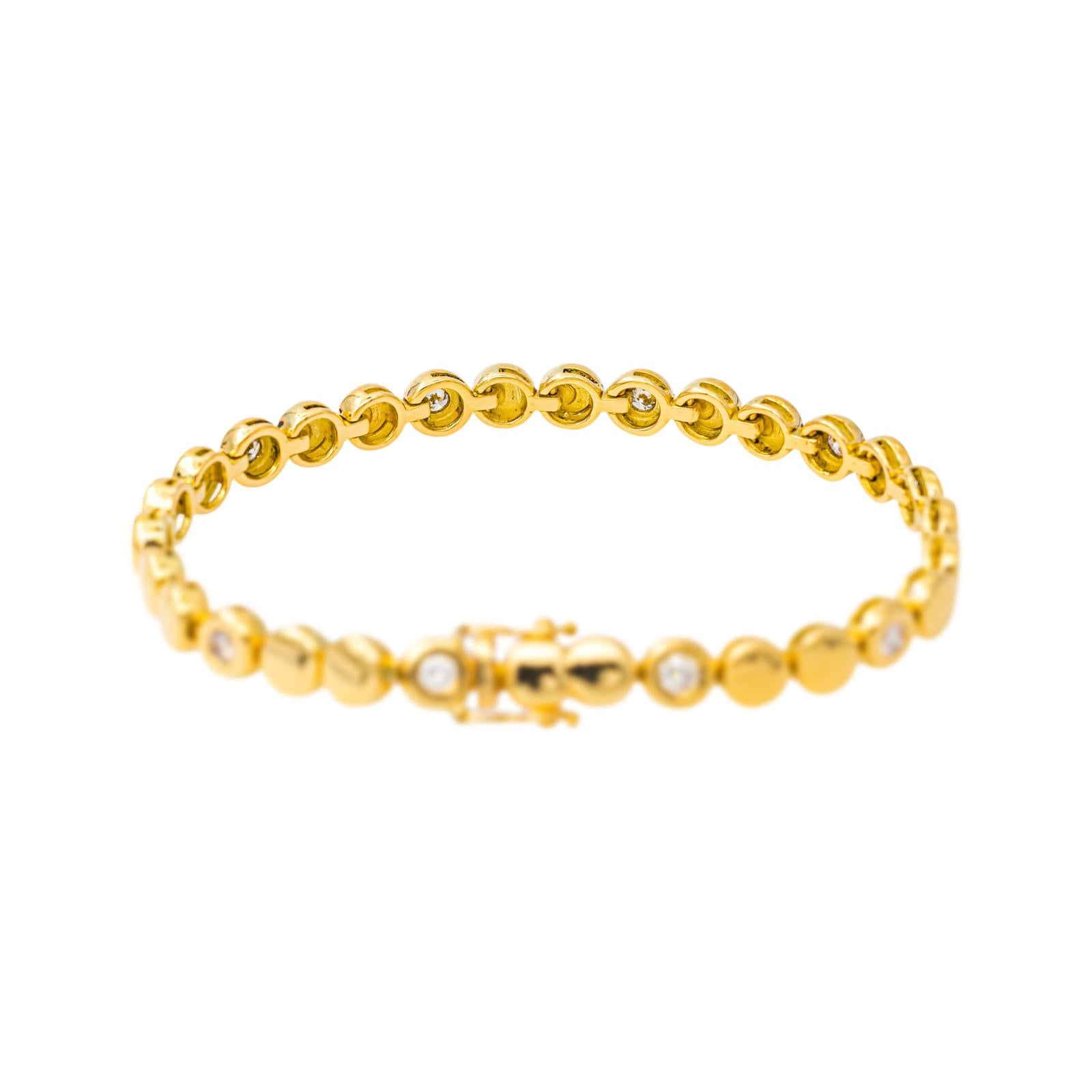 Bracelet Or jaune Diamant