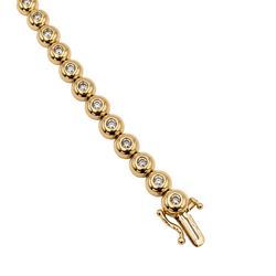 Yellow Gold and Diamond Bracelet