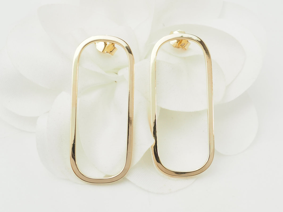 Yellow Gold Dangle Earrings