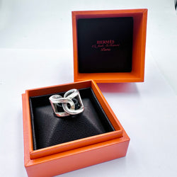 HERMÈS "Cythère" Ring in Silver