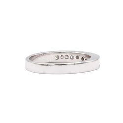 White Gold and Diamond Wedding Band