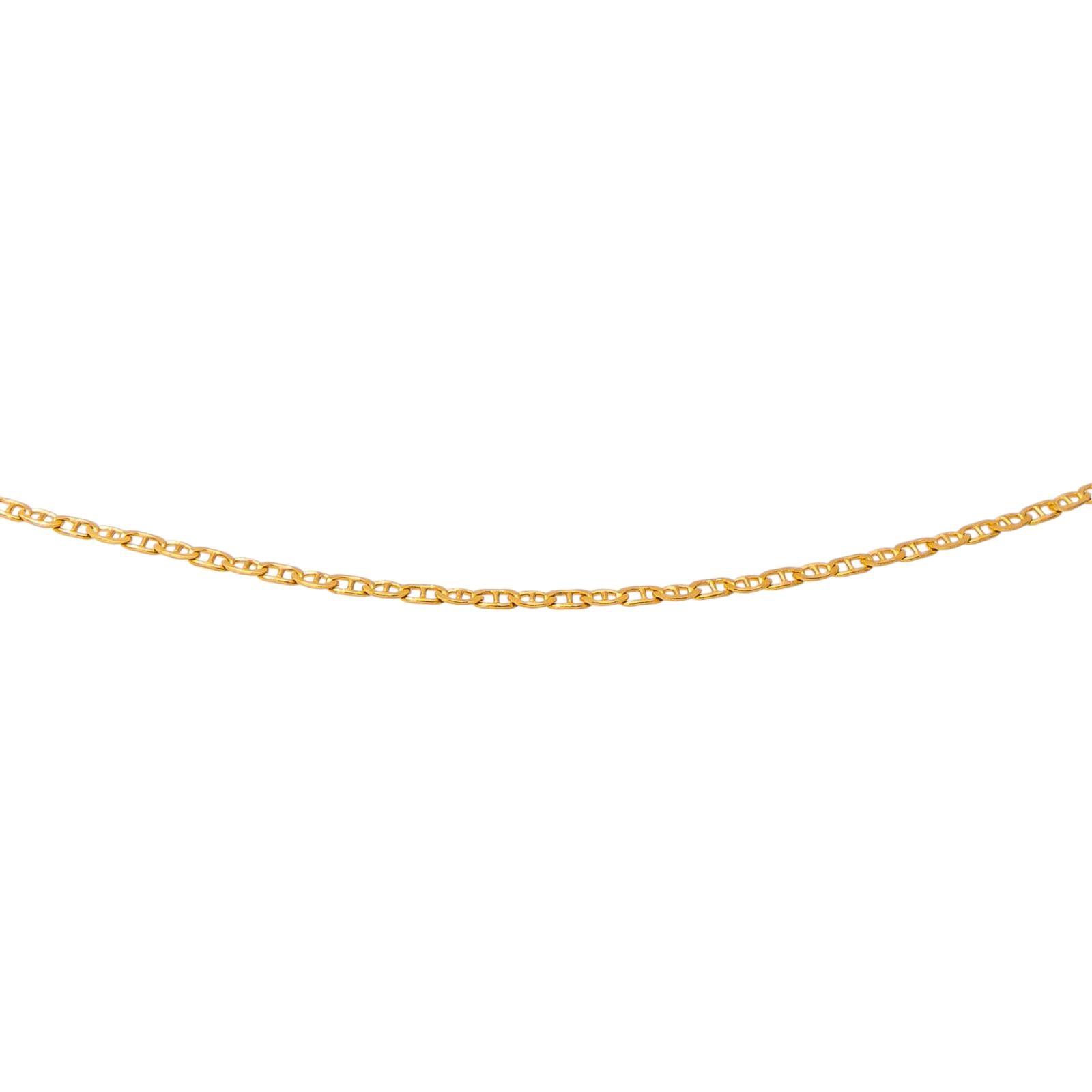 Collier Maille Marine Or jaune