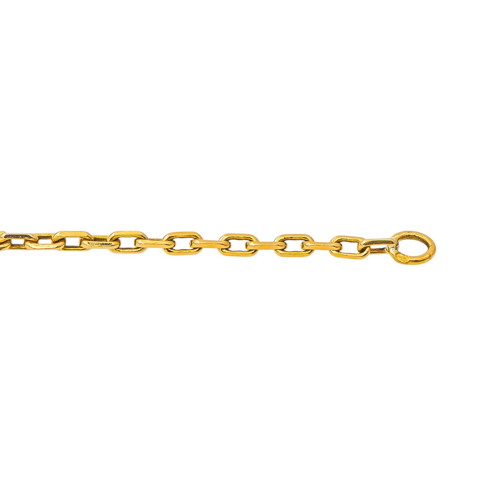 Collier Maille Forçat Or jaune