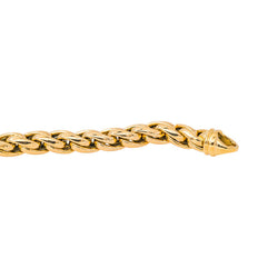 Yellow Gold Braided Link Bracelet