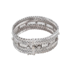 Bracelet White gold cuff diamond