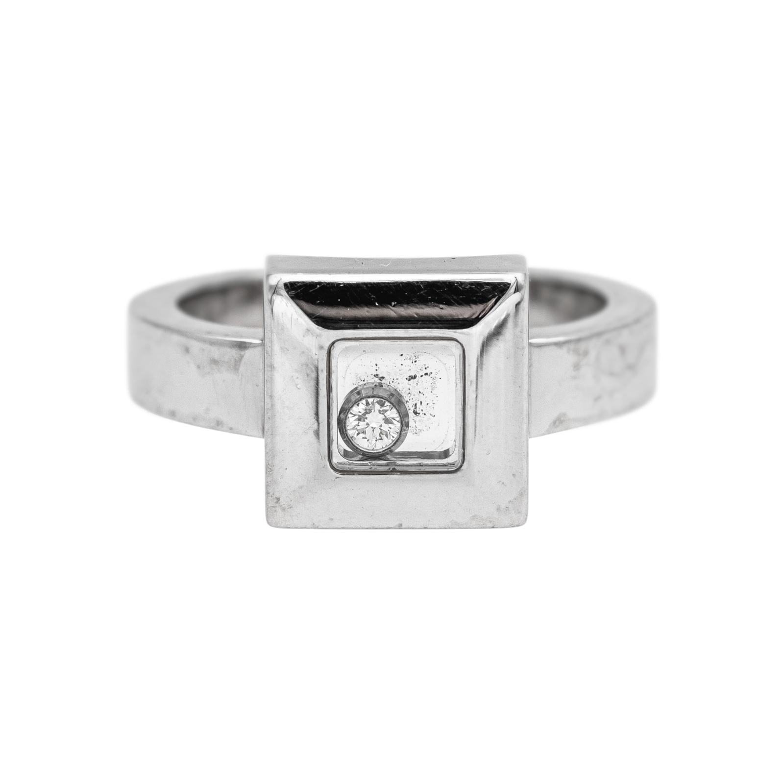 Chopard Bague  Or blanc Diamant