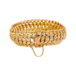 Bracelet Maille américaine Or rose